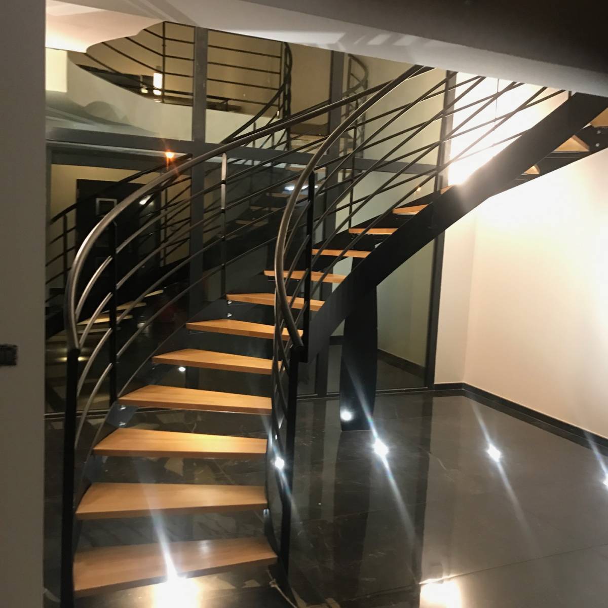 escalier avec cintrage